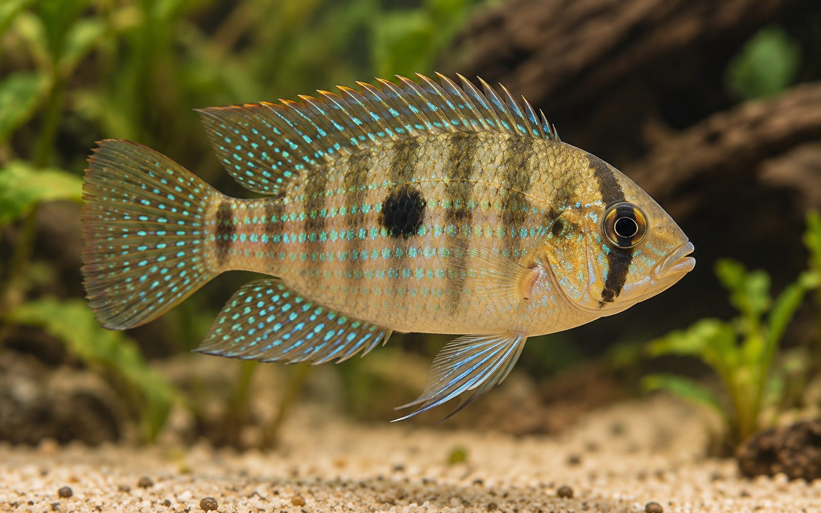 Afrika Kelebek Çiklidi (Anomalochromis thomasi)