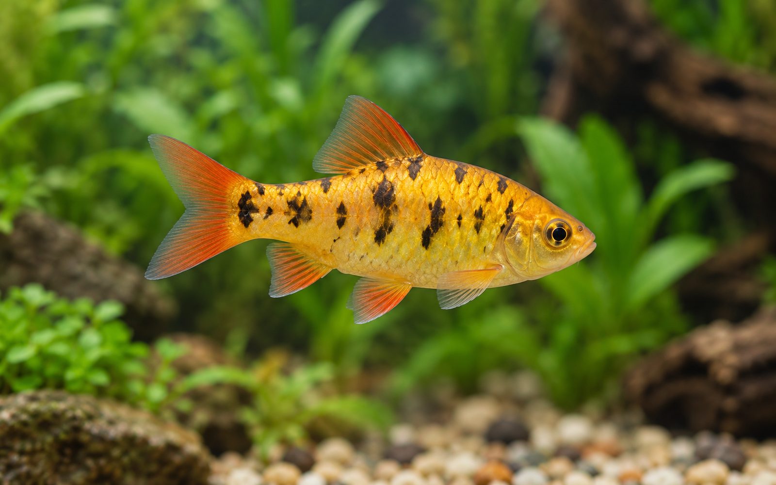 Altın Barbı (Barbodes semifasciolatus)