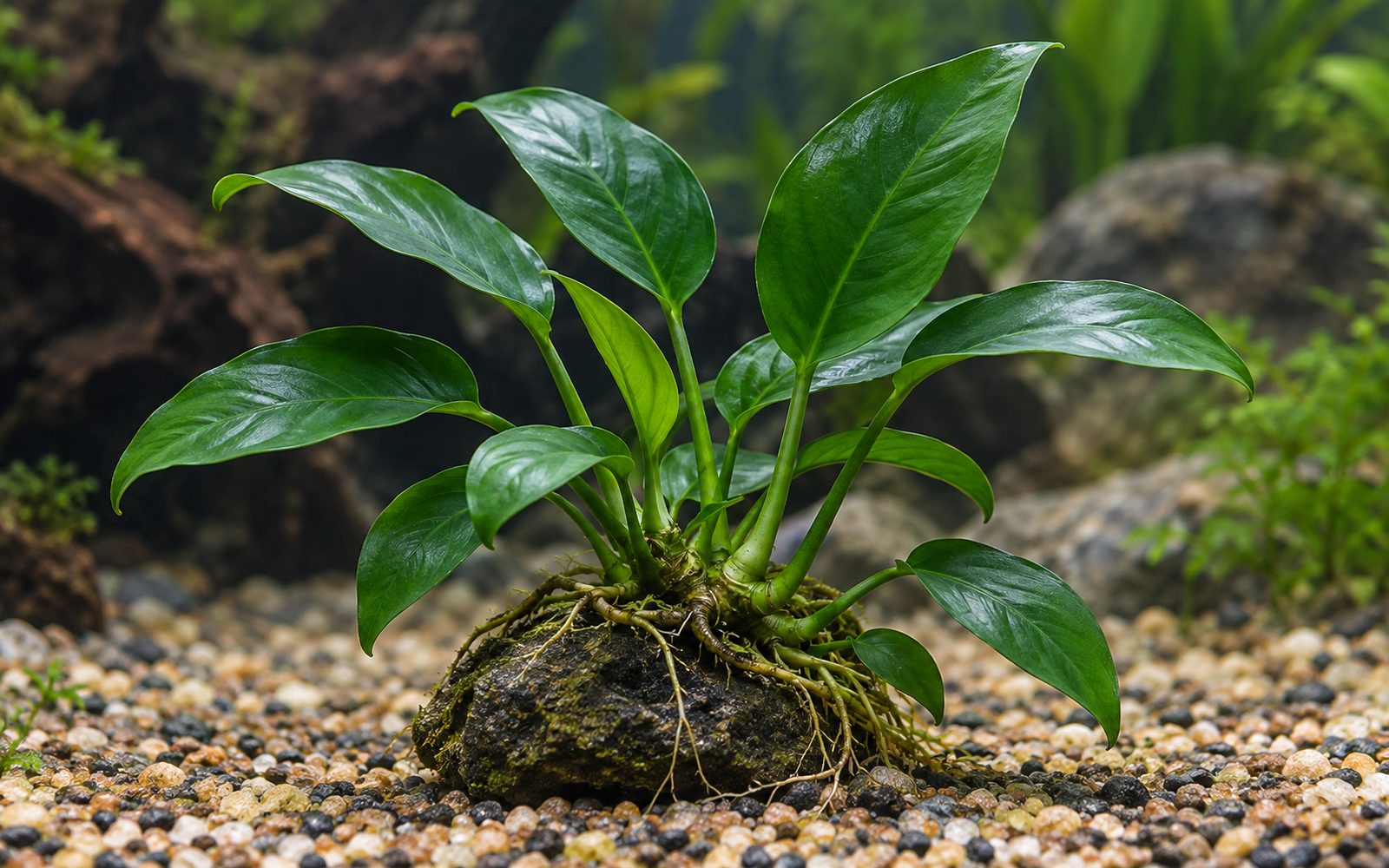 Anubias Glabra (Anubias barteri var. glabra)