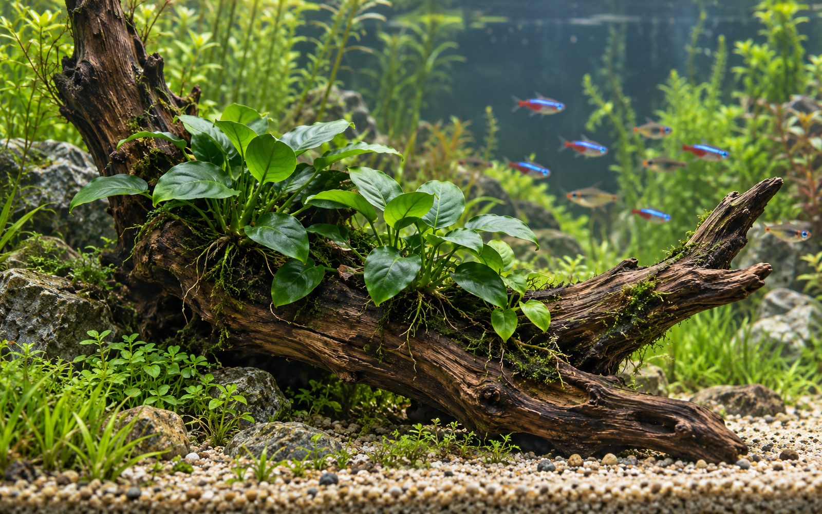 Anubias Nana — In the tank