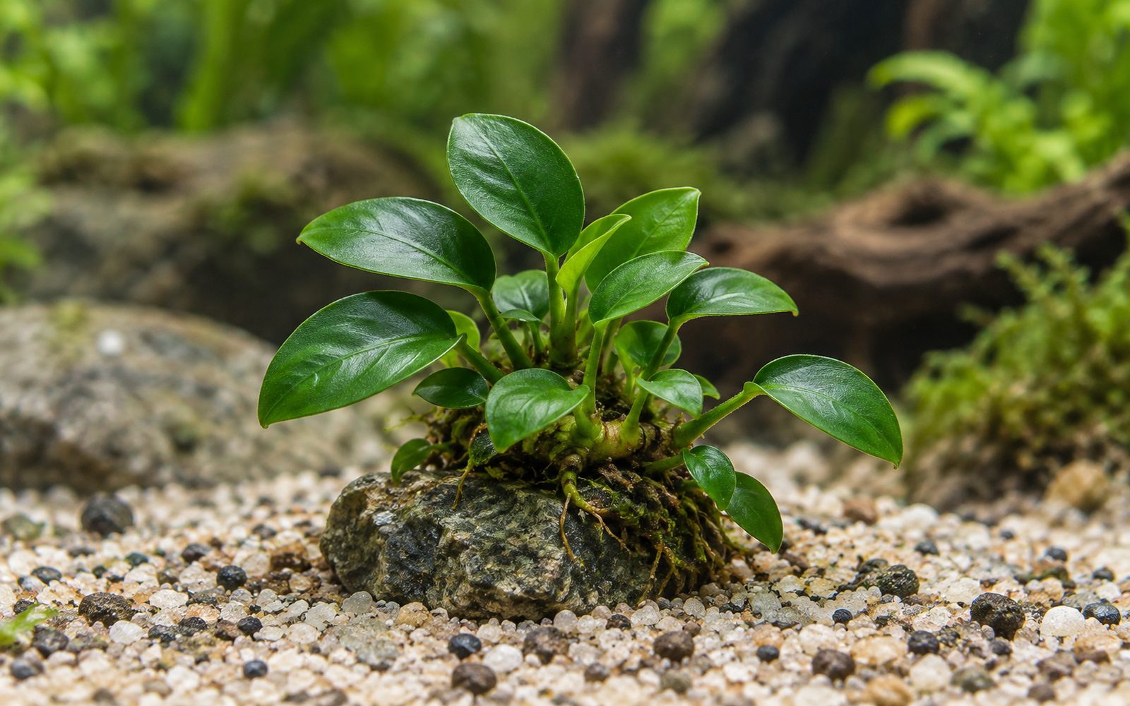 Anubias Nana Petite (Anubias barteri var. nana 'Petite')