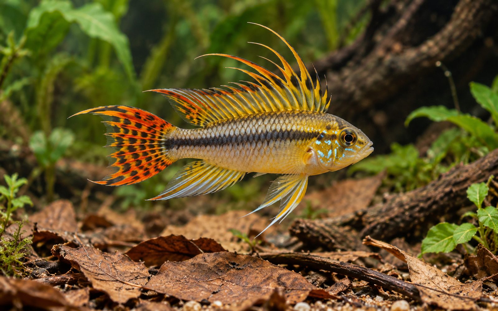 Kakadu Cüce Çiklit (Apistogramma cacatuoides)