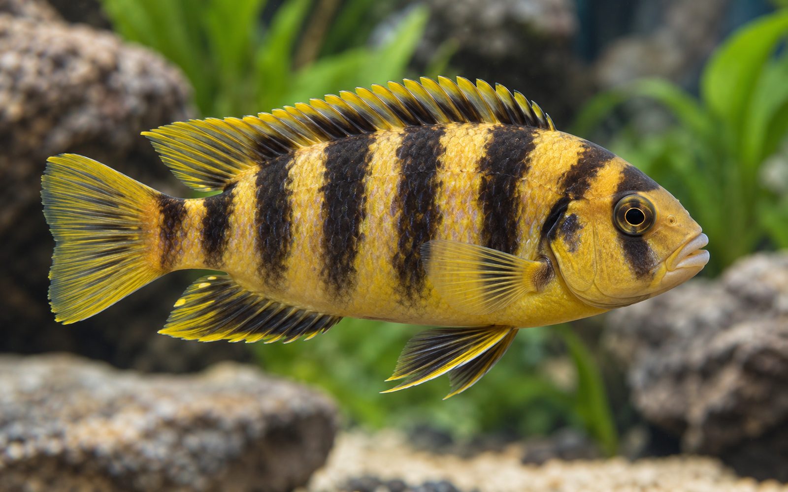 Bal Arısı Çiklit (Pseudotropheus crabro)