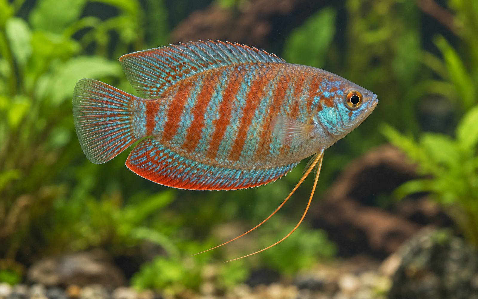Bantlı Gurami (Trichogaster fasciata)
