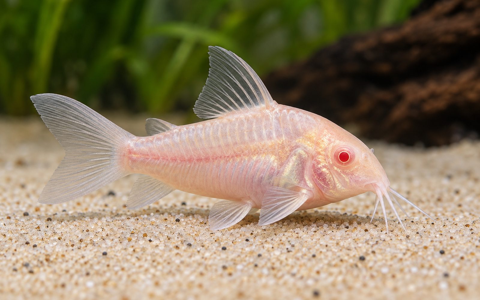 Bronze Cory — Variety: albino