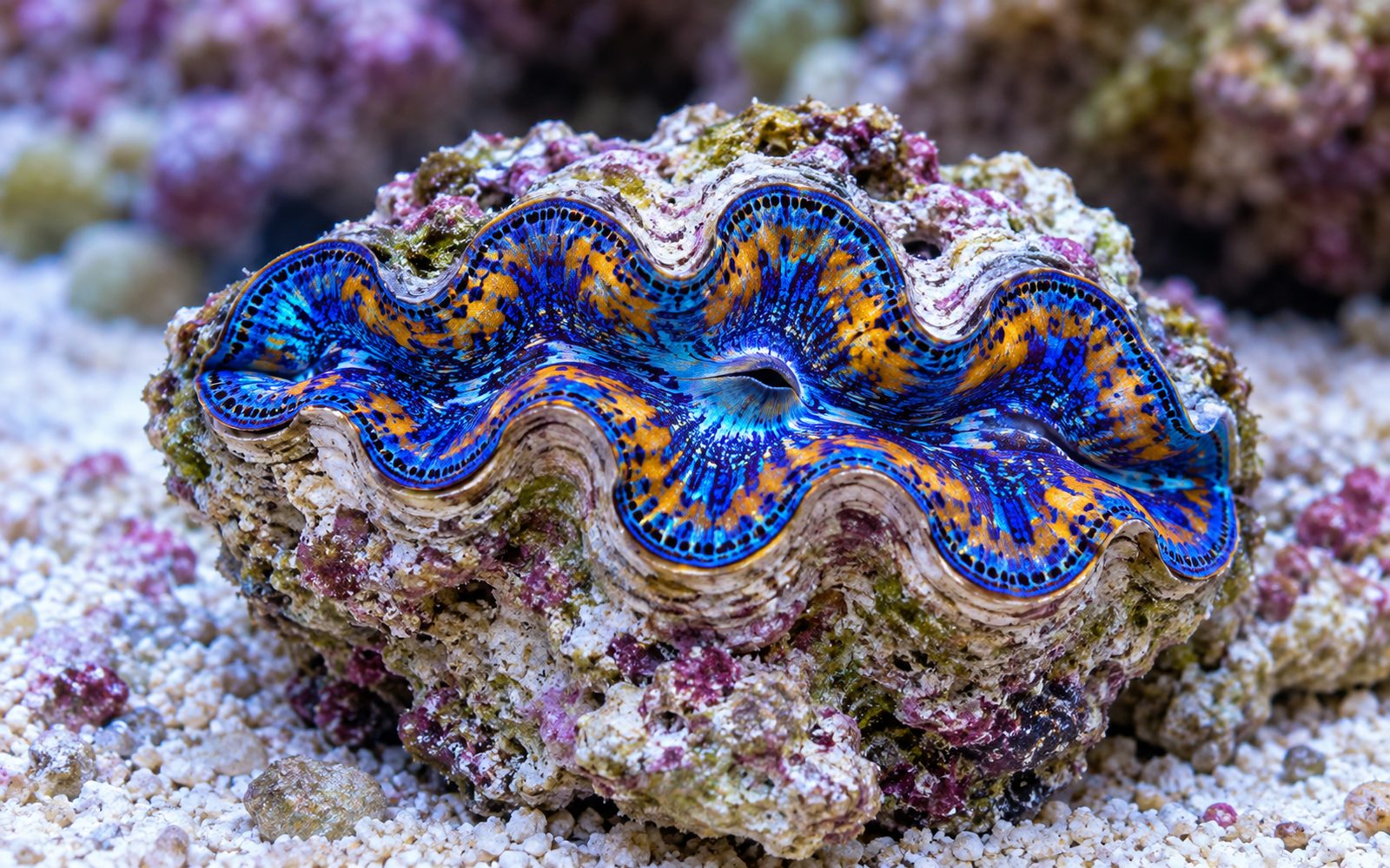 Crocea Tridakna (Tridacna crocea)