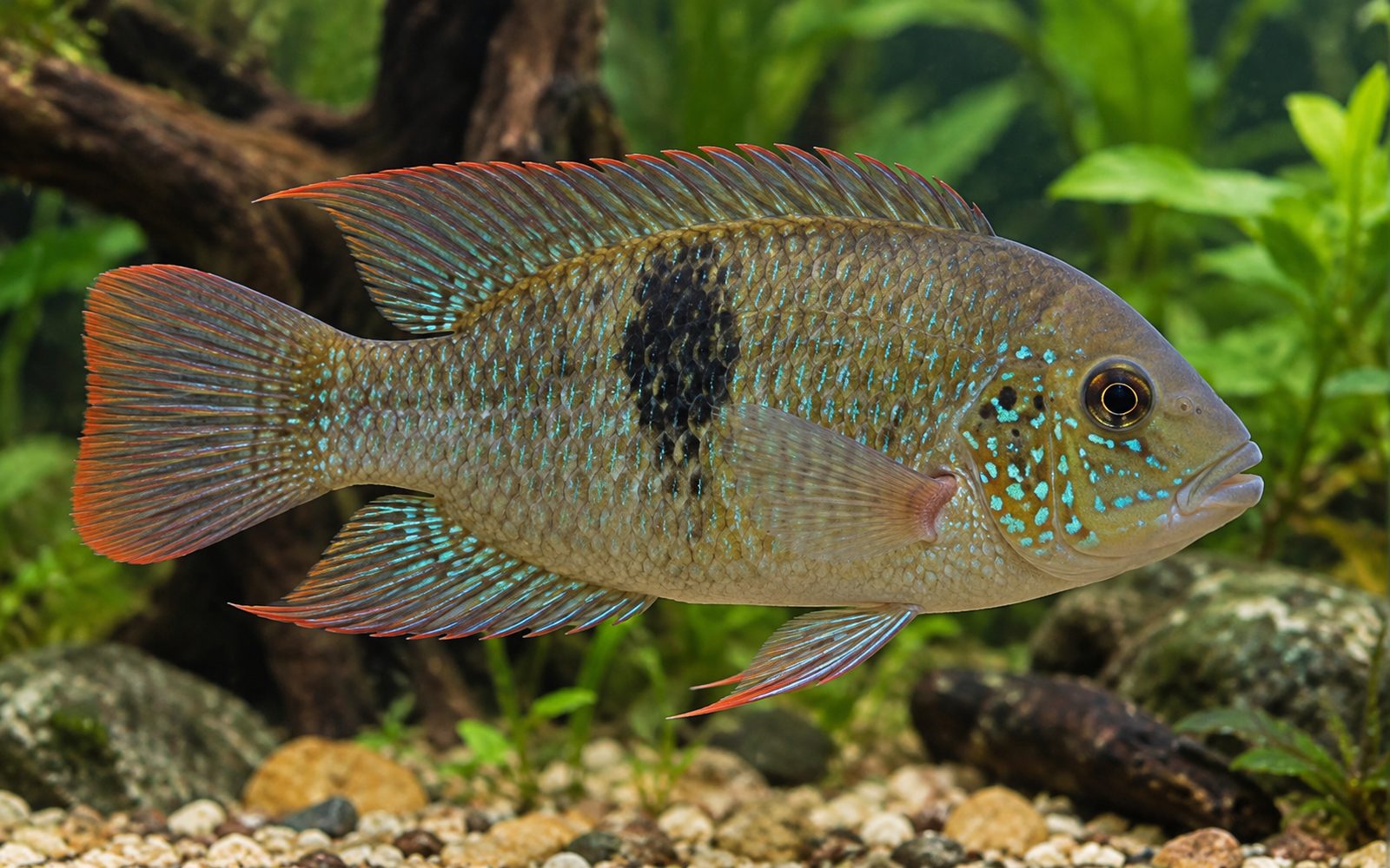 Eyerli Akara (Aequidens tetramerus)