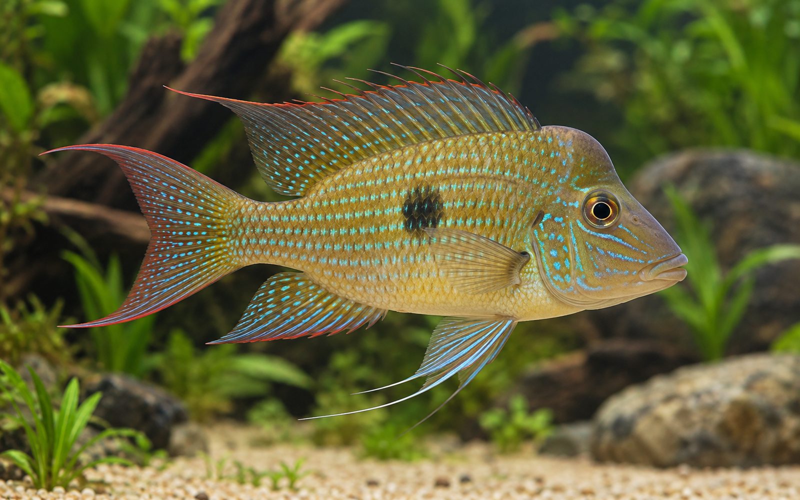 Geophagus Altifrons (Geophagus altifrons)