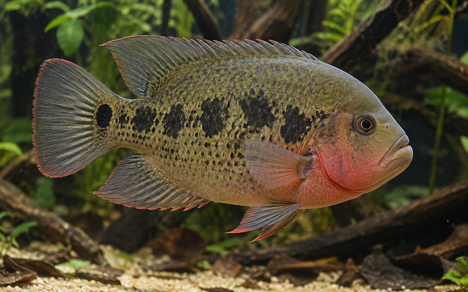 Gerçek Papağan Çiklit (Hoplarchus psittacus)