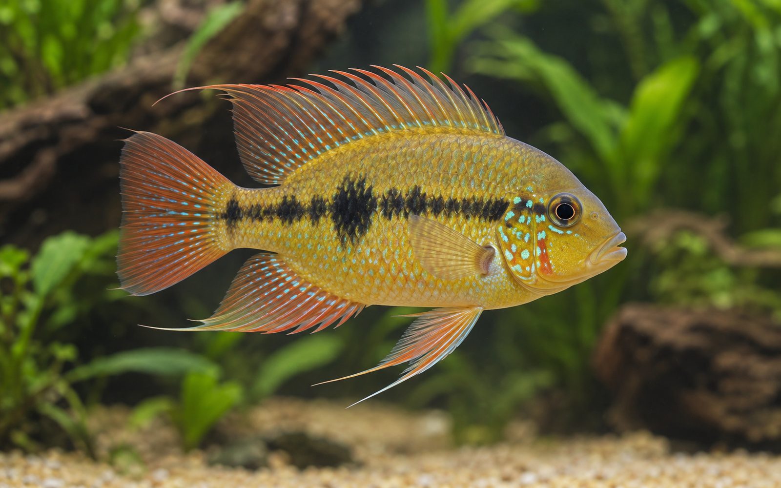 Gökkuşağı Çiklit (Herotilapia multispinosa)