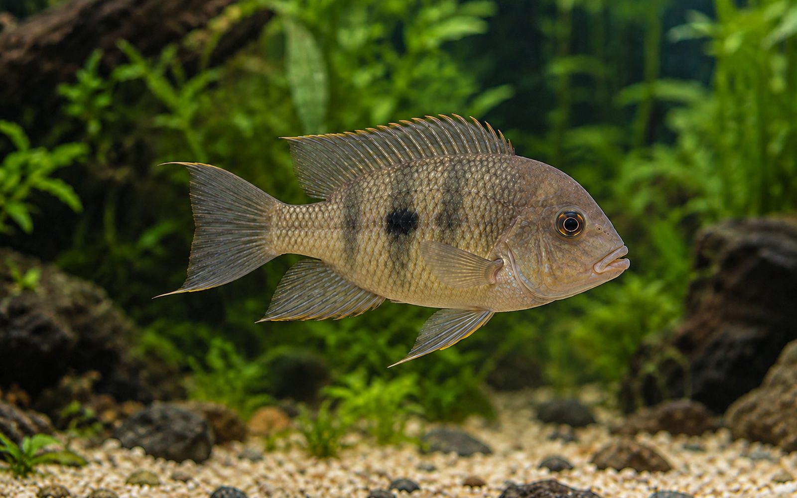 Gymnogeophagus Balzanii — Dişi