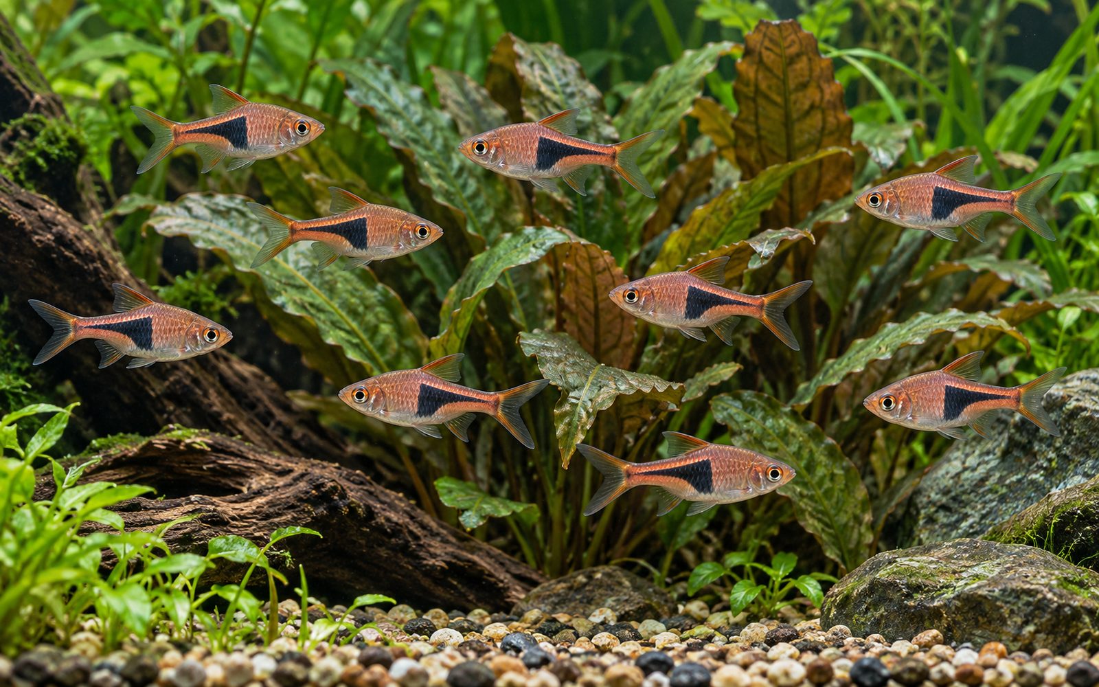 Harlequin Rasbora — In the tank
