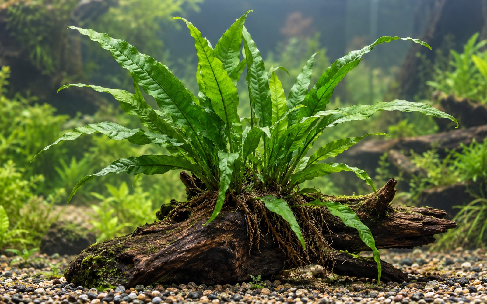 Java Eğreltisi (Microsorum pteropus)
