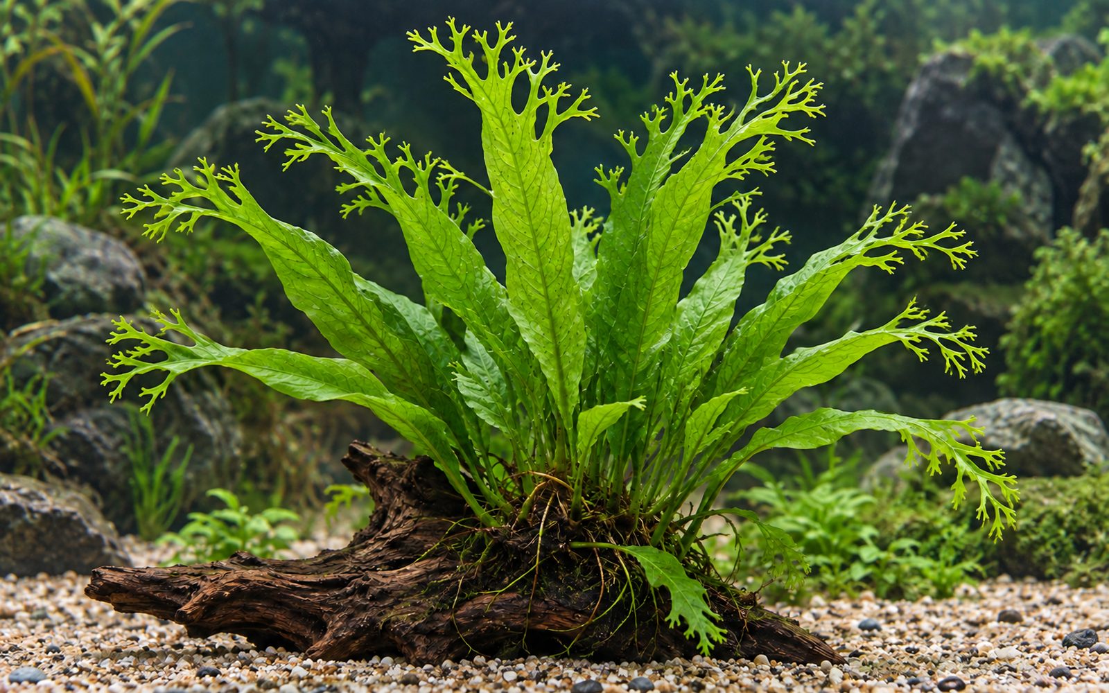 Java Eğreltisi Windeløv (Microsorum pteropus 'Windeløv')