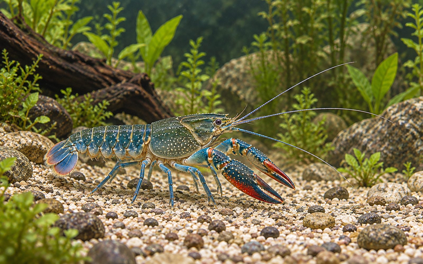 Kırmızı Kıskaçlı Kerevit (Cherax quadricarinatus)