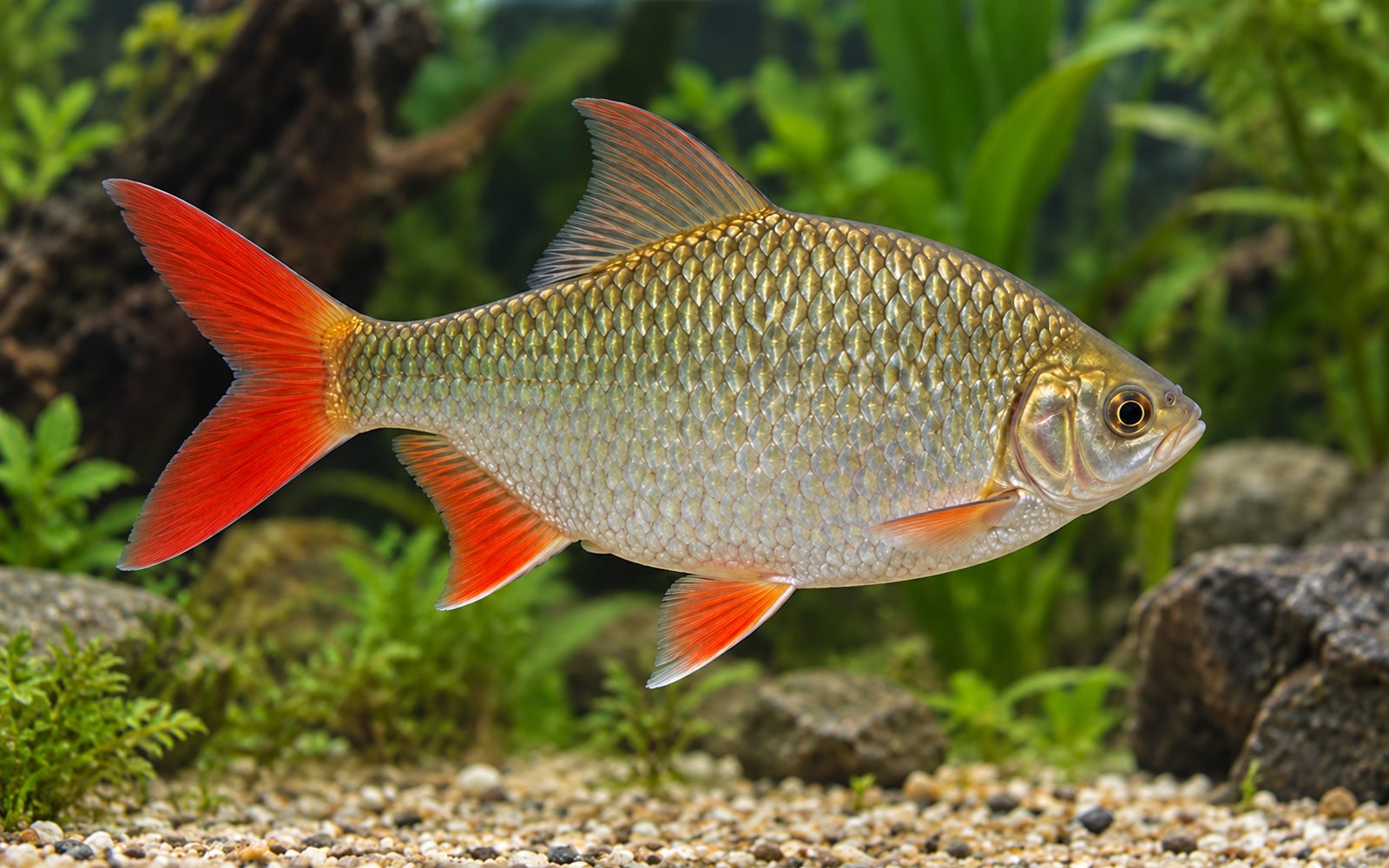 Kırmızı Kuyruklu Tinfoil (Barbonymus altus)