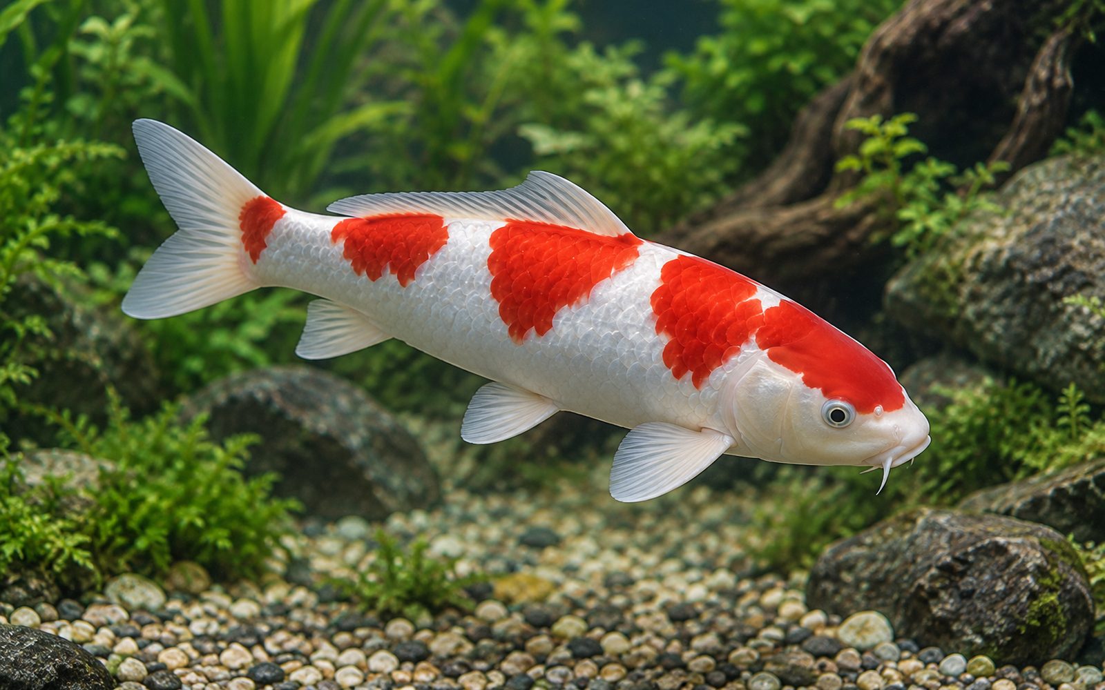 Koi (Cyprinus rubrofuscus 'Koi')