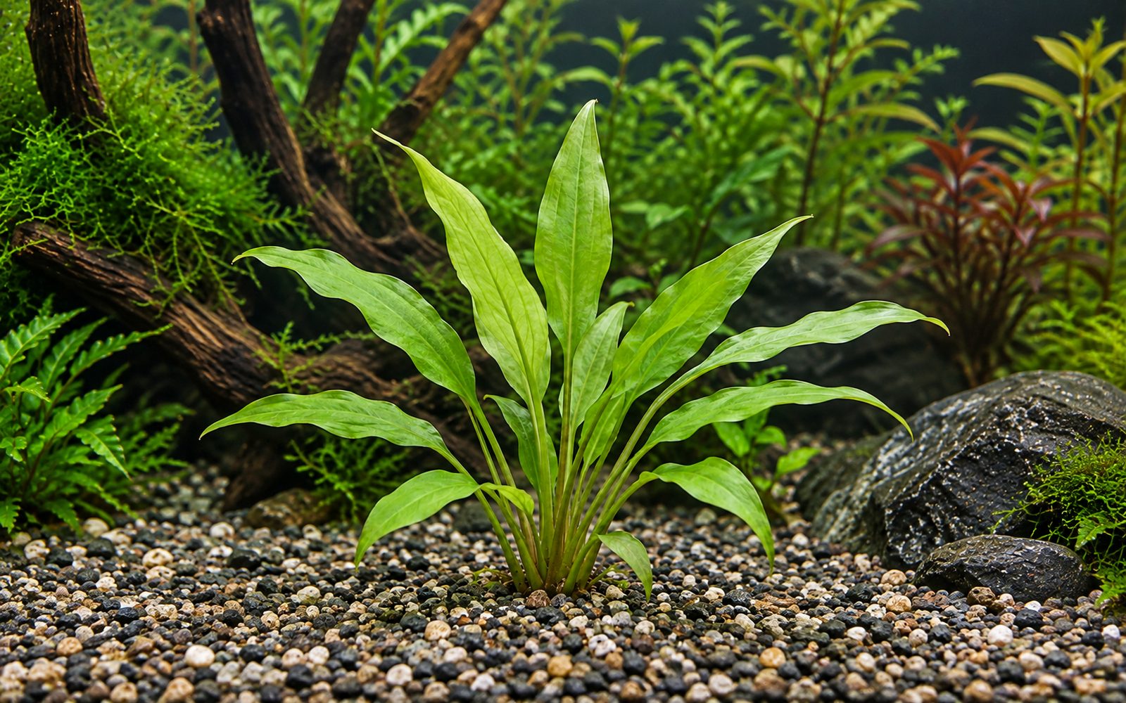 Kriptokorin Lutea (Cryptocoryne walkeri 'Lutea')