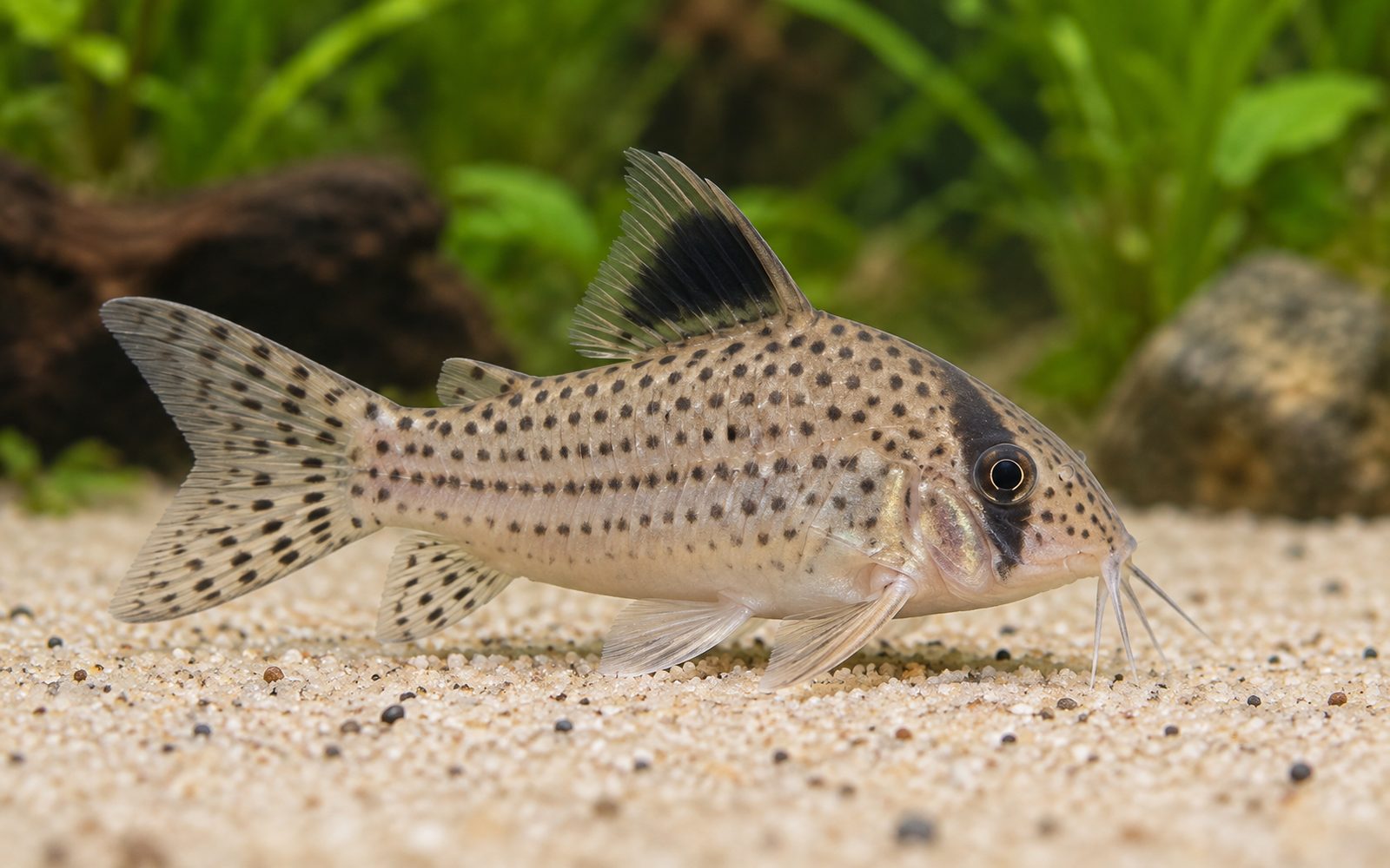 Leucomelas Corydoras (Corydoras leucomelas)