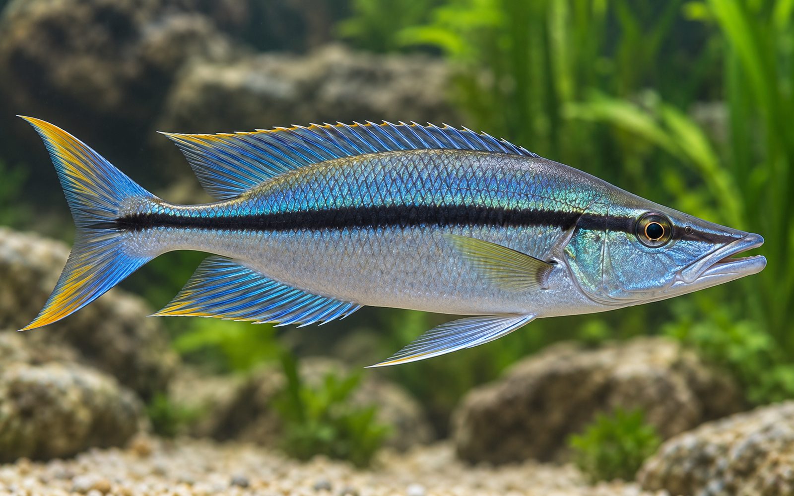 Malavi Göz Yiyen (Dimidiochromis compressiceps)