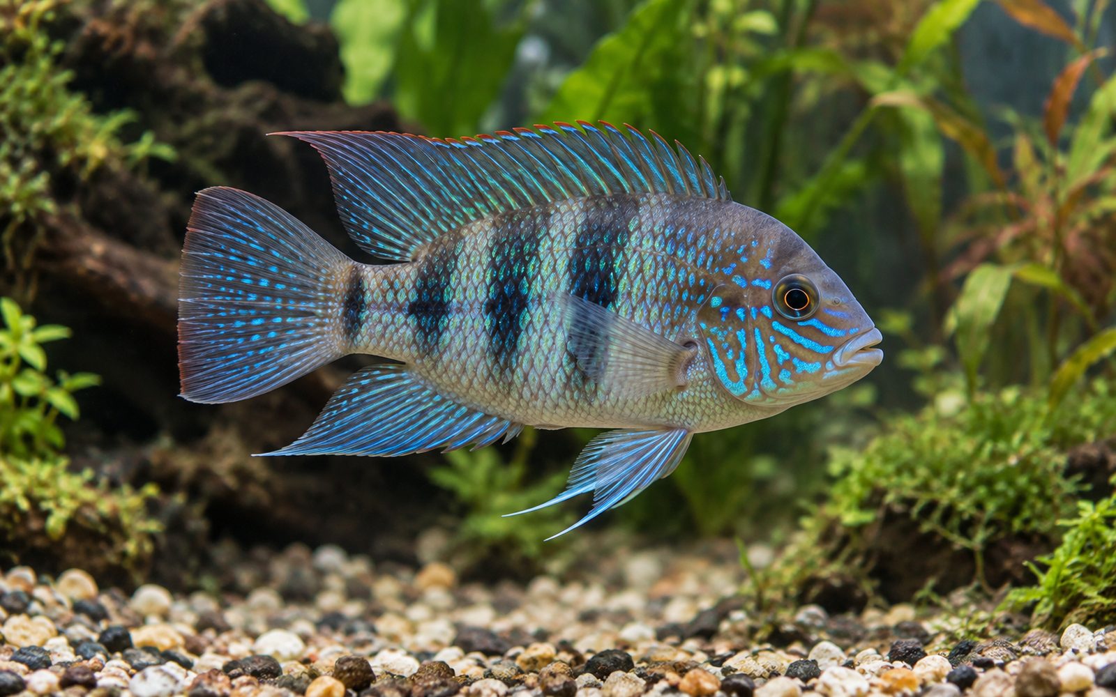 Mavi Akara (Andinoacara pulcher)