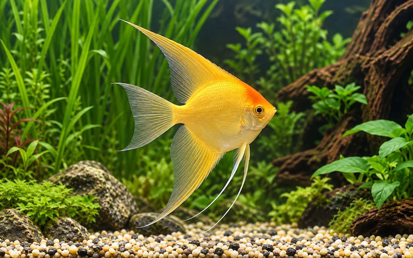 Angelfish — Variety: altın