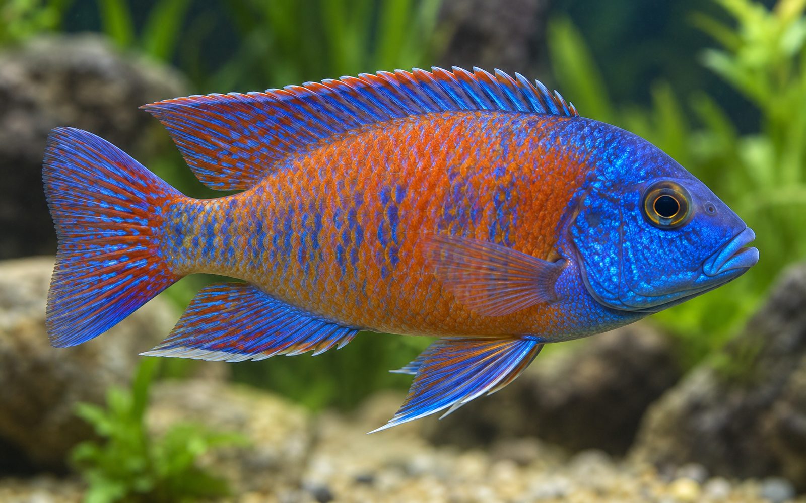 Red Empress (Protomelas taeniolatus)