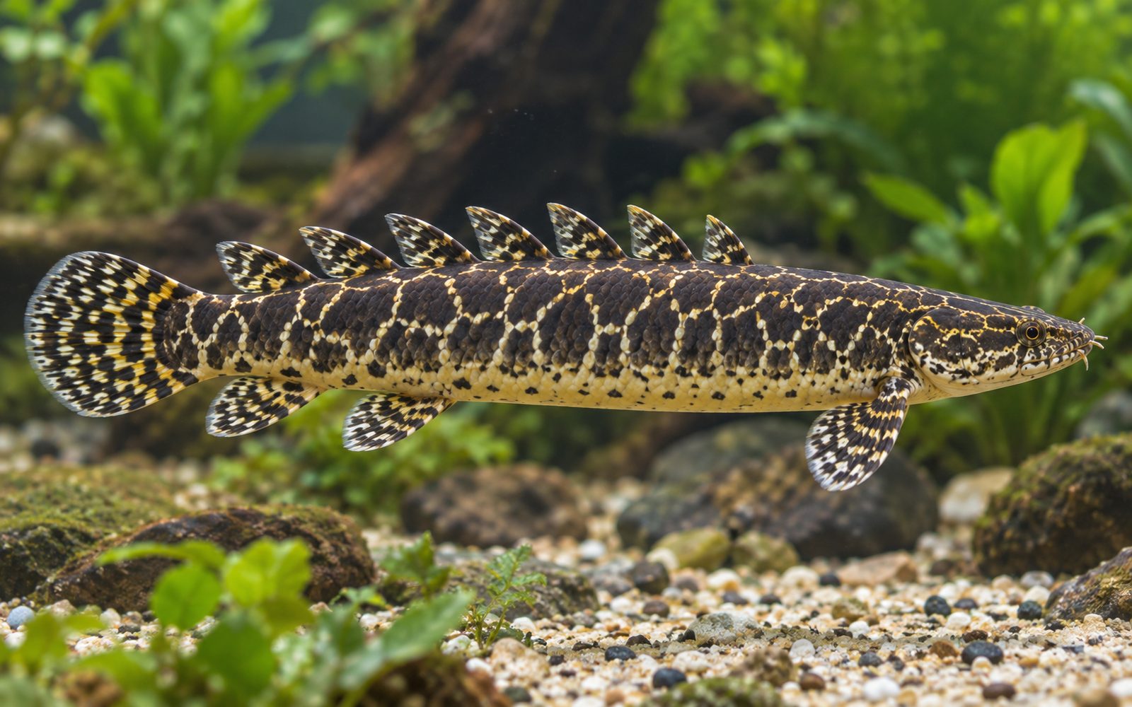 Süslü Bichir (Polypterus ornatipinnis)