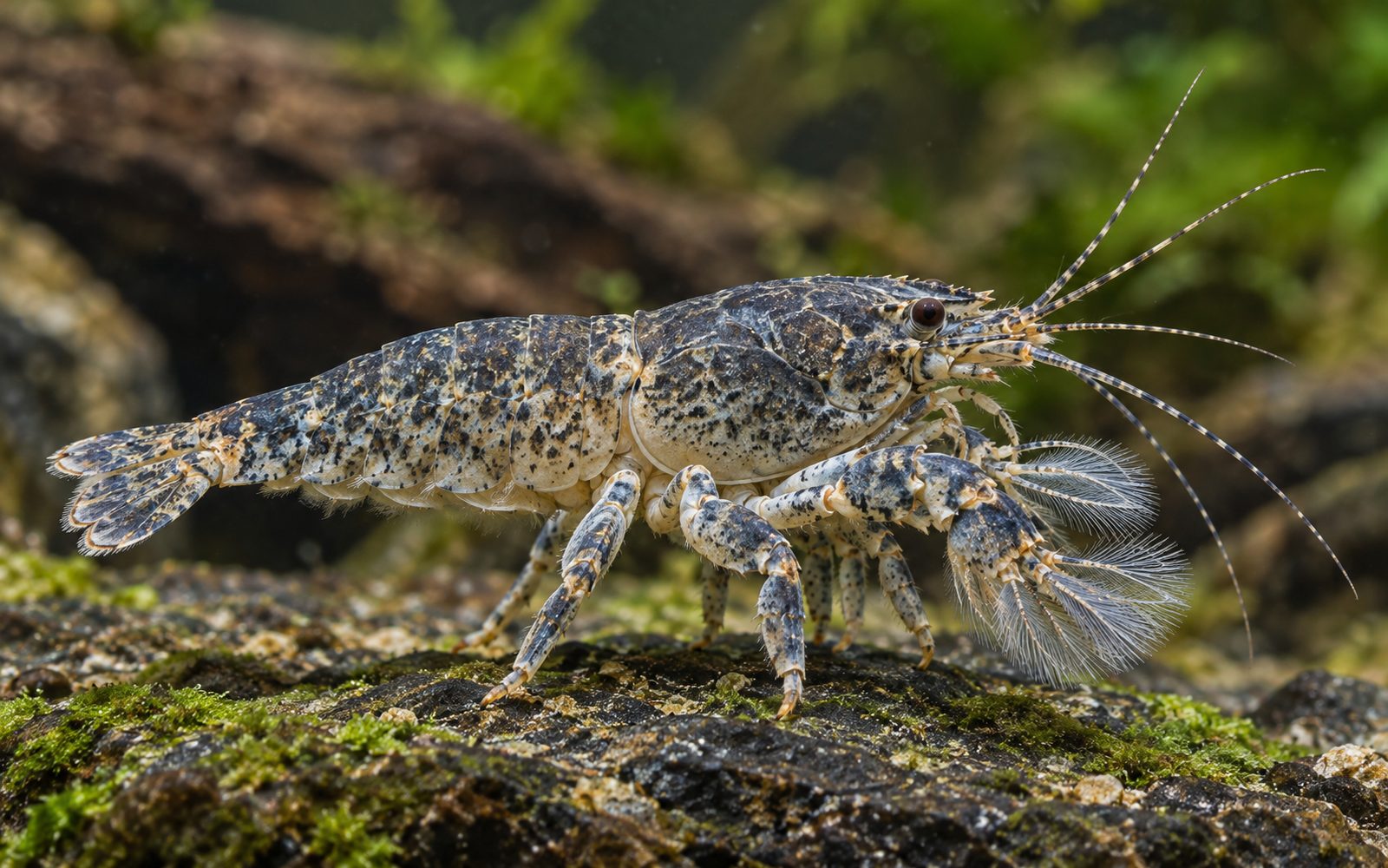 Vampir Karides (Atya gabonensis)