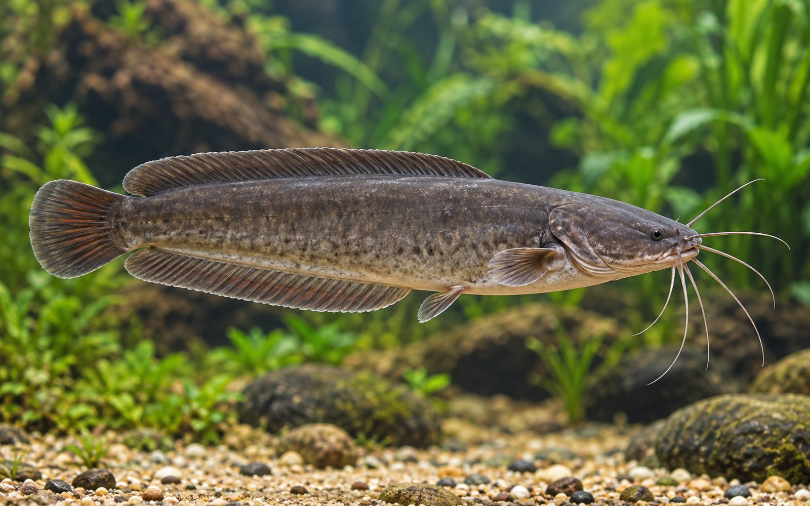Yürüyen Kedi Balığı (Clarias batrachus)